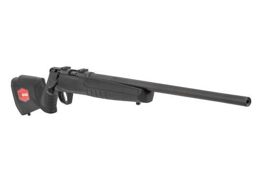 Savage Arms B22 Magnum bolt action rifle features an ergonomic stock